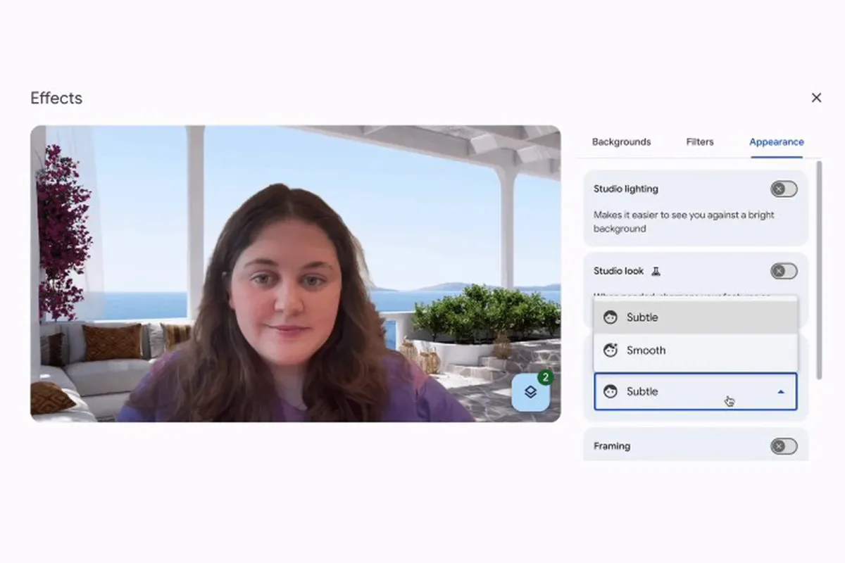 Google Meet yüz filtreleriyle güzelleşin