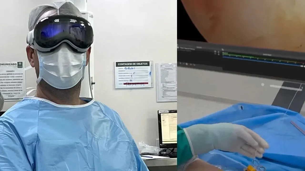 Apple Vision Pro, doktora ameliyatta yardımcı oluyor