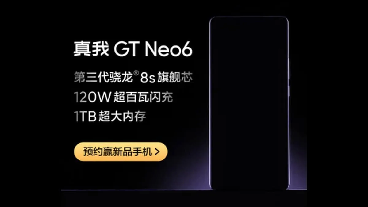 Realme GT Neo 6 ön siparişe çıktı, özellikleri görüldü