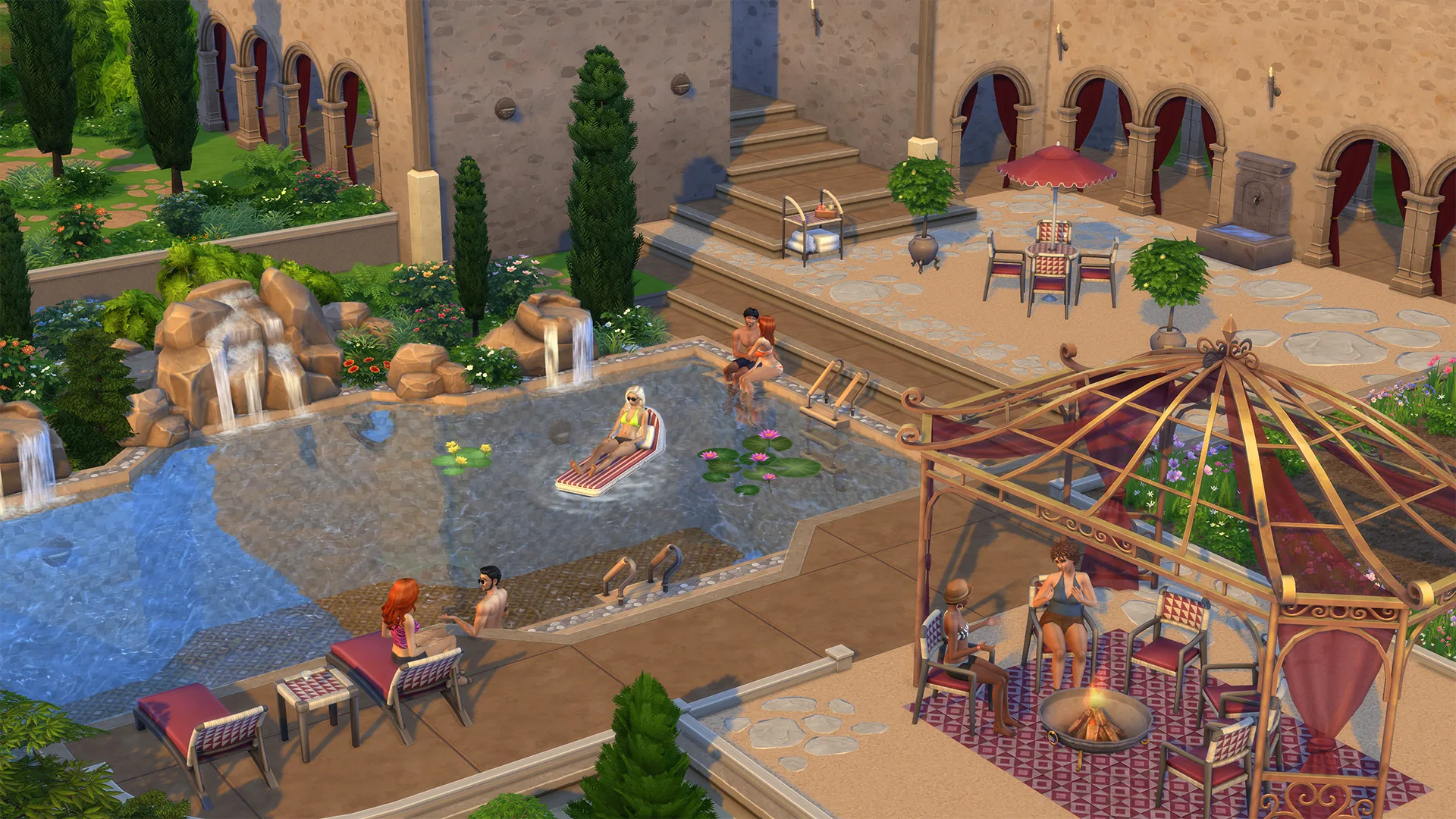 The Sims 4 Riviera Retreat ve Cozy Bistro kitleri dağıtıma çıktı